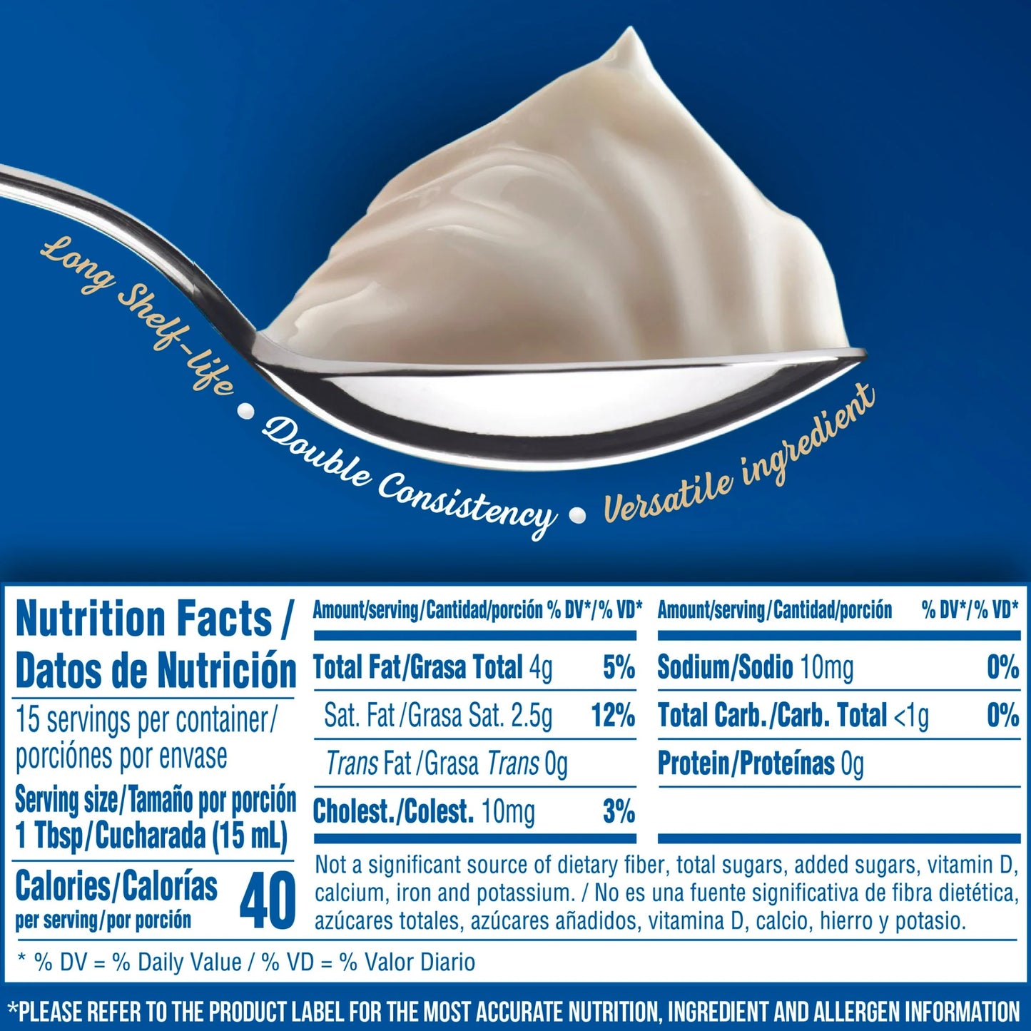 Nestle Media Crema Neutral Flavor Heavy Table Dairy Cream, 7.6 fl oz Can