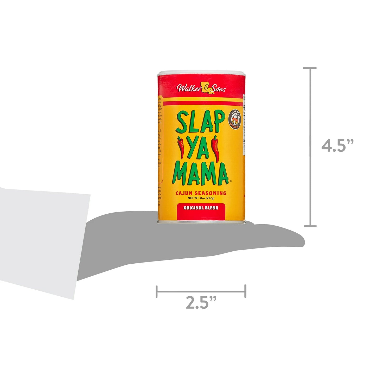 Slap Ya Mama Original Blend Cajun Seasoning, 8 oz Canister – Bold Louisiana-Style Spice for Everyday Cooking
