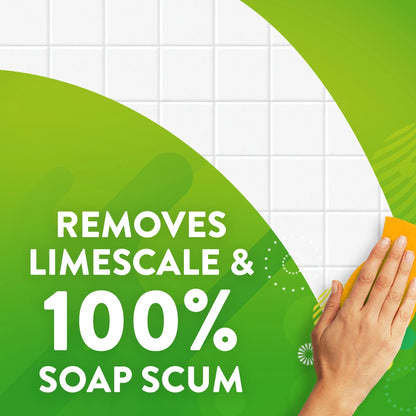 Scrubbing Bubbles Mega Shower Foamer Aerosol, Tough Foaming Bathroom, Tile, Bathtub and Disinfectant Shower Cleaner (1 Aerosol Spray), Rainshower Scent, 20 oz
