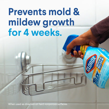 Clorox Plus Tilex Mold and Mildew Remover Bathroom and Shower Cleaner Spray, 32 oz