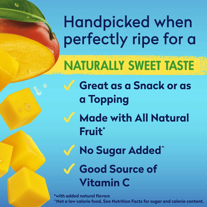 Dole Mango Chunks in a Blend of 100% Juice*, 15.5 oz