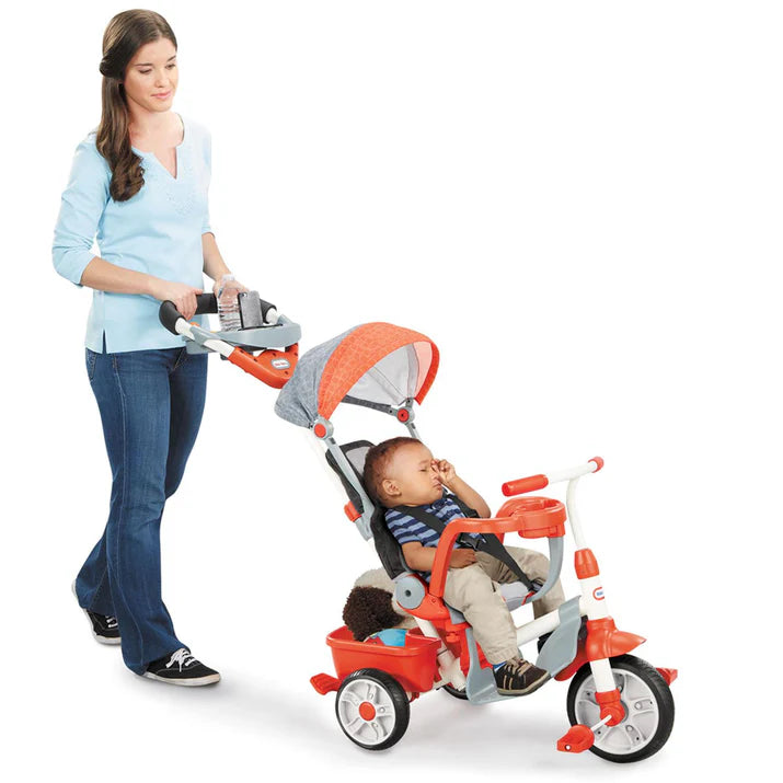 5-in-1 Deluxe Ride & Relax Recliner Trike – Adjustable with 5 Stages and Reclining Seat