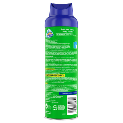 Scrubbing Bubbles Mega Shower Foamer Aerosol, Tough Foaming Bathroom, Tile, Bathtub and Disinfectant Shower Cleaner (1 Aerosol Spray), Rainshower Scent, 20 oz