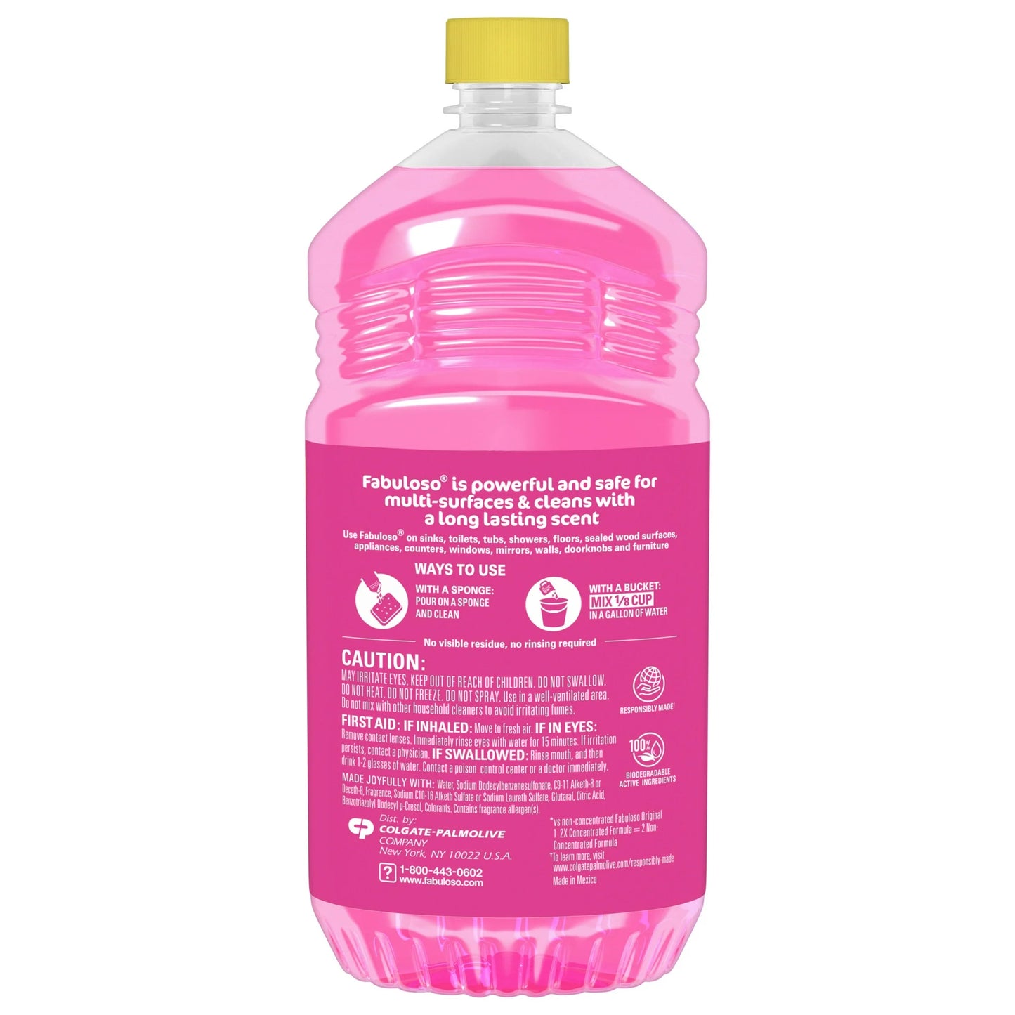 Fabuloso Multi Surface All Purpose Floor Cleaner, Watermelon Scent, 56 fl oz