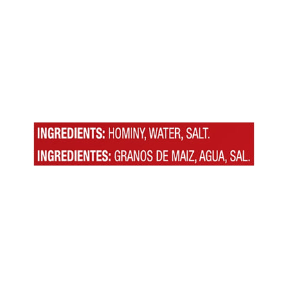 Juanita’s Foods Mexican Style Hominy, 110 oz, Can